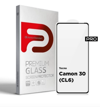 Захисне скло ArmorStandart Pro для Tecno Camon 30 (CL6) Black 49417 фото