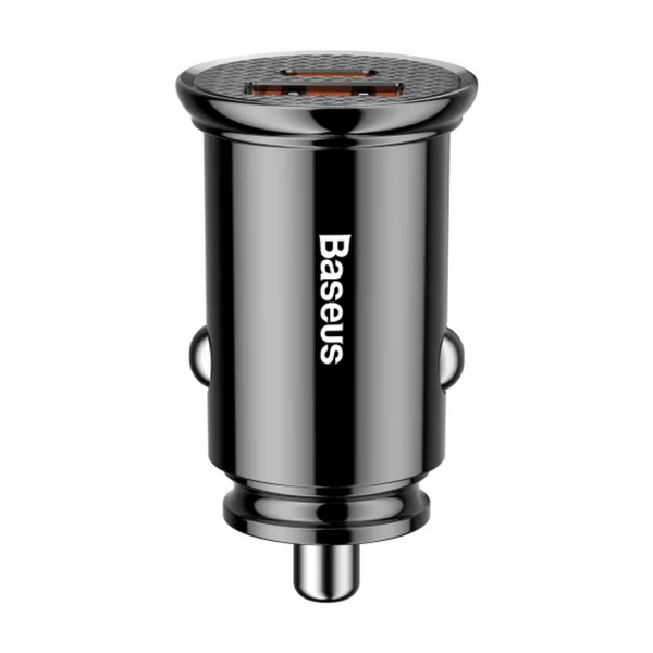 Автомобільний адаптер Baseus PD3.0 QC 4.0 + 30W USB + Type-C Black 34829 фото Автомобільний адаптер Baseus PD3.0 QC 4.0 + 30W USB + Type-C Black 34829 фото
