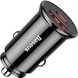 Автомобільний адаптер Baseus PD3.0 QC 4.0 + 30W USB + Type-C Black 34829 фото 1