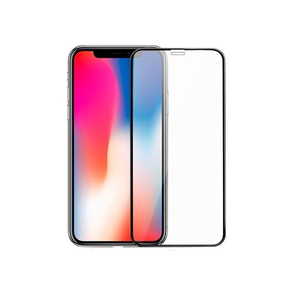 Захисне скло 3D CURVED iPhone XR11 Black 37030 фото