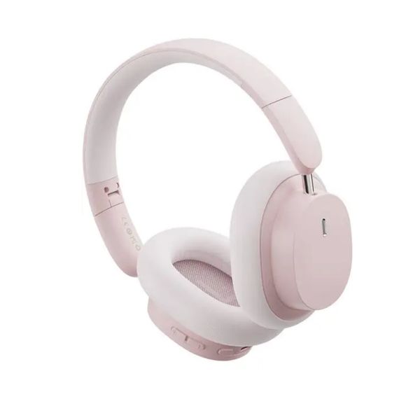 Навушники накладні Baseus Bowie D05 Wireless Headphones Bluetooth 5.2 (Pink) 43508 фото