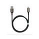 Кабель MicroUSB Proove Dense Metal 2.4A (1m) Black 44682 фото 1