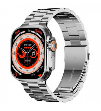 Смарт-годинник Smart Watch H8 ULTRA Max Срібний 46521 фото