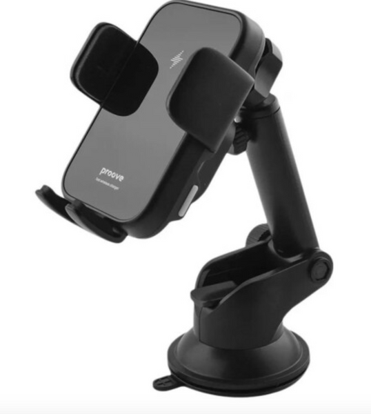 Тримач в авто Proove Triple Wirless Charger 15 W Black 41427 фото