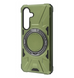 Накладка WAVE Iron Grip Magnetic Ring Samsung S23 FE Dark Green 47581 фото
