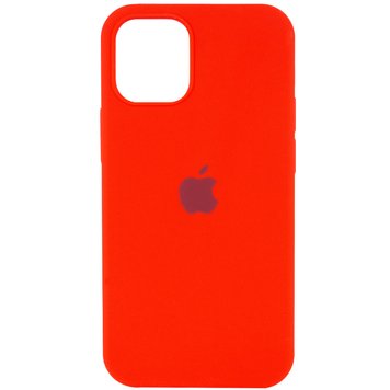 Накладка Silicone Case Full для iPhone 12 Pro Max Red 31072 фото