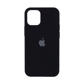 Накладка Silicone Case Full для iPhone 15 Black 42467 фото