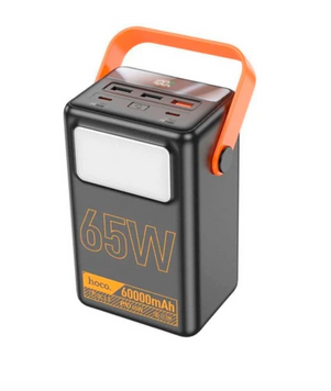 Додатковий акумулятор Hoco J110A 65W 60000mAh Black 45666 фото