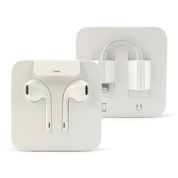 Навушники з мікрофоном Apple EarPods with Lightning Connector (MMTN2) 18291 фото