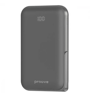 Додатковий акумулятор Proove Knight 20W 10000mAh Dark Gray 52534 фото