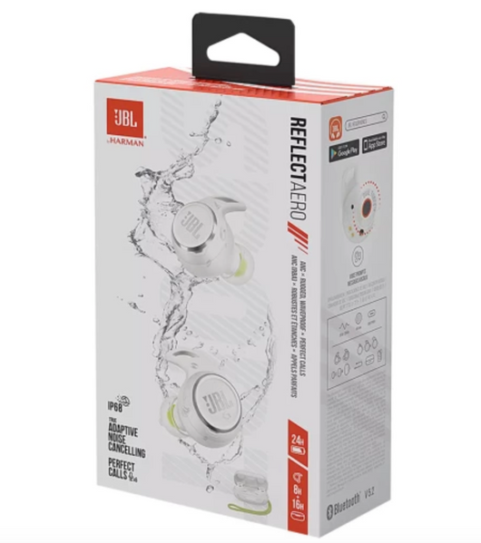 Навушники JBL Reflect Aero White (JBLREFLECTAEROWHT) 49177 фото