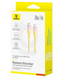 Кабель Baseus Discolor USB-C - Lightning 1m 20W Custard Yellow 52174 фото 2