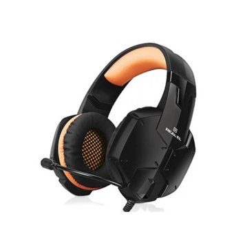 Навушники з мiкрофоном ігровi REAL-EL GDX-7700 BlackOrange 44583 фото