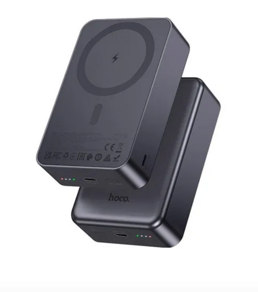Додатковий акумулятор Hoco J160 Magnetic 20W 20000mAh Black 54958 фото