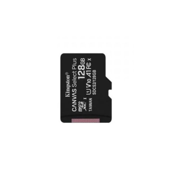 Карта памяті MicroSDXC 128GB UHS-I Class 10 Kingston Canvas Select Plus R100MB 30120 фото
