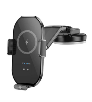 Тримач в авто Автодержатель Borofone BH206 Black 46525 фото