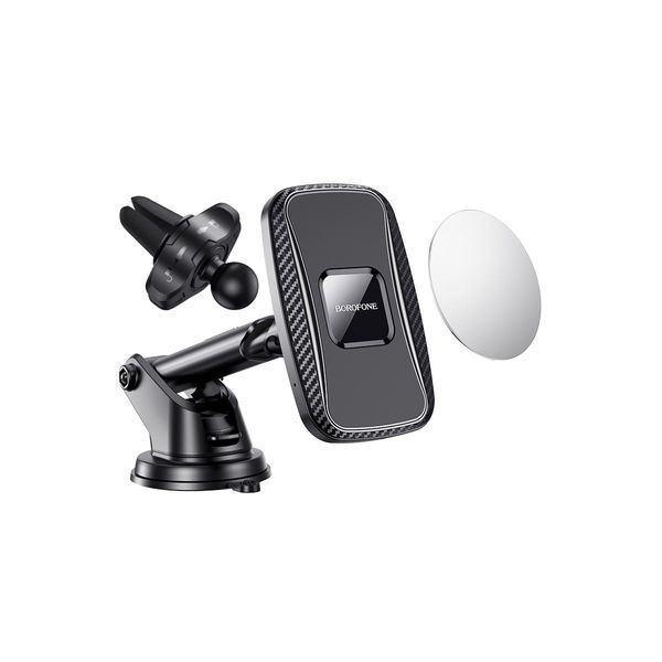 Тримач в авто BOROFONE BH35 Magnetic Black 34308 фото