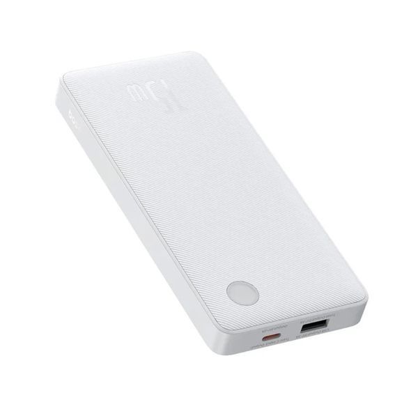 Додатковий акумулятор BASEUS Air Lite PPAP10A 10000mah 15W White 45581 фото