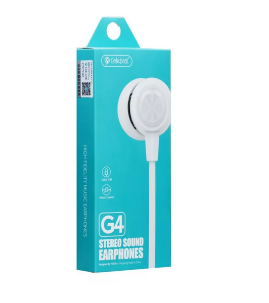 Навушники Celebrat G4 White 48686 фото