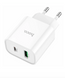 Адаптер мережевий Hoco C80A Plus PD20W+QC3.0 White 41317 фото 3