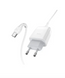 Мережевий зарядний пристрій HOCO C72Q 18W 1USB-A+ кабель USB-Type-C White 52117 фото 2
