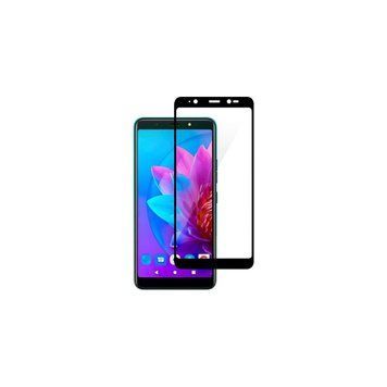 Захисне скло XD+(full glue) для Tecno Pop 4 3D Black 33009 фото