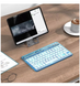 Клавіатура HOCO S55 Transparent RGB Wireless Keyboard Blue 47714 фото 3