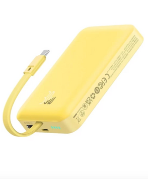 Додатковий акумулятор Baseus Magnetic Mini MagSafe 10000mAh Yellow 460181 фото