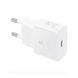 Мережевий зарядний пристрій Samsung EP-T2510XWEGEU 25W + кабель USB Type C 1 м White 45779 фото 2