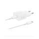 Мережевий зарядний пристрій Samsung EP-T2510XWEGEU 25W + кабель USB Type C 1 м White 45779 фото 1