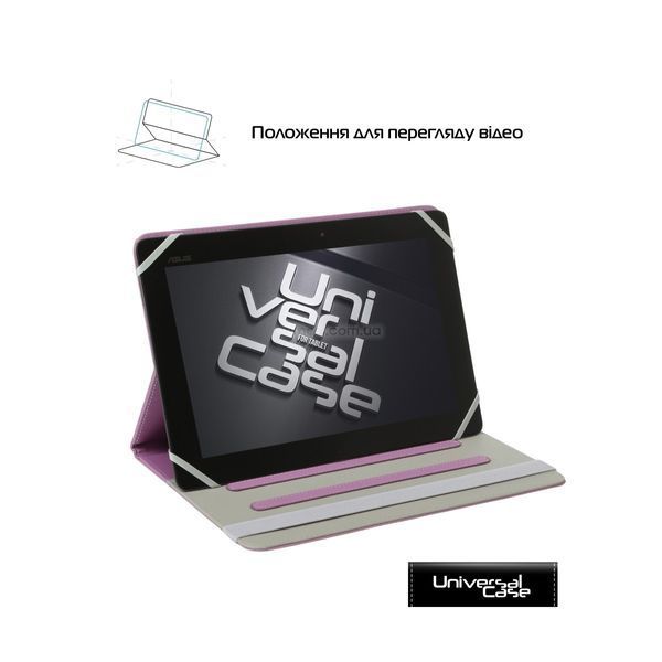 Чохол для планшета Універсальний Armorstandart Silicone Hooks 10 (Кріплення гачок) Purple 36728 фото