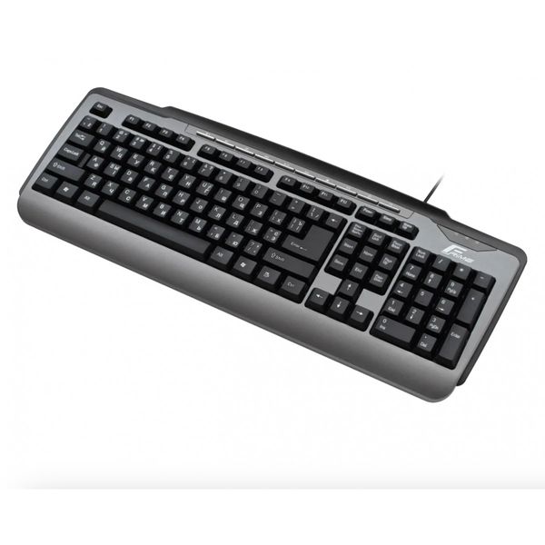 Клавіатура Frime Classic Keyboard Black-Silver USB (FKBB0323) 45134 фото