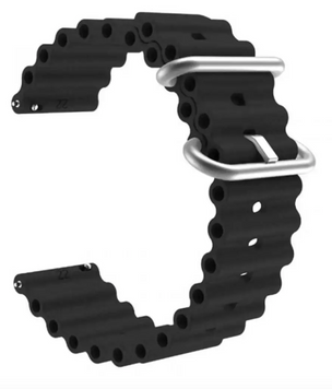 Ремінець універсальний Ocean Band 22mm Black 53018 фото