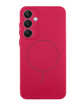Накладка Silicone Lakshmi Full MagFit Samsung S24 FE Rose Red 50224 фото