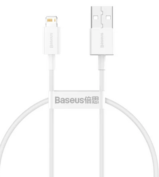 Кабель Lighting Baseus Superior 2.4A 0.25m White CALYS-02 46990 фото