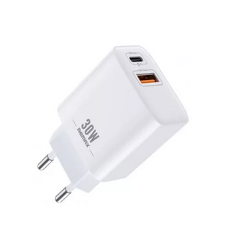 Адаптер мережевий Remax Fast Charger RP-U82 Power Delivery 30W USB & Type-C 46586 фото