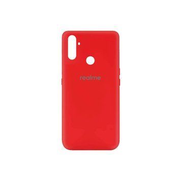 Накладка Silicone Cover My Color Full для Realme C3 Red 28598 фото