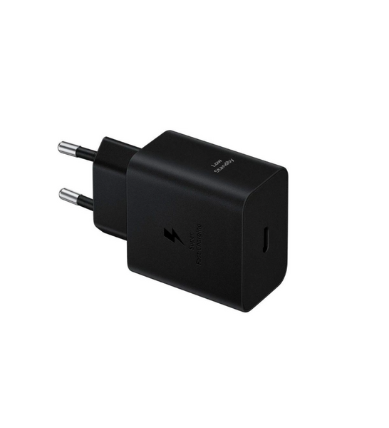 Мережевий зарядний пристрій Samsung EP-T4511XBEGEU 45W 4.05A 1x USB-C Чорна + кабель USB-C (88060955 46688 фото
