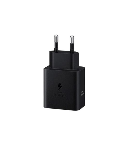Мережевий зарядний пристрій Samsung EP-T4511XBEGEU 45W 4.05A 1x USB-C Чорна + кабель USB-C (88060955 46688 фото