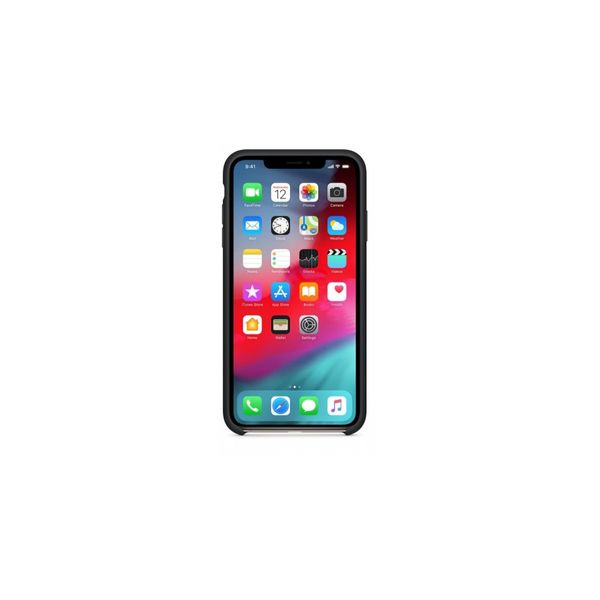 Накладка Silicone Case для iPhone XS Max Black 20328 фото