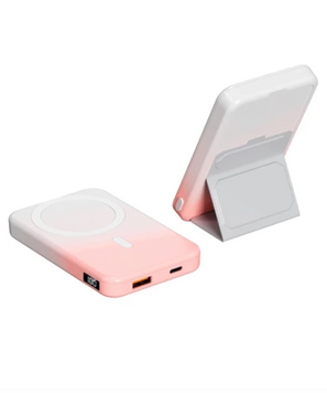 Додатковий акумулятор JJT A-27 MagSafe 22.5W 10000 mAh White-Pink 51439 фото