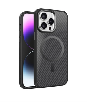 Накладка Carbon Mirage MagSafe iPhone 15 Pro Max Black 52847 фото