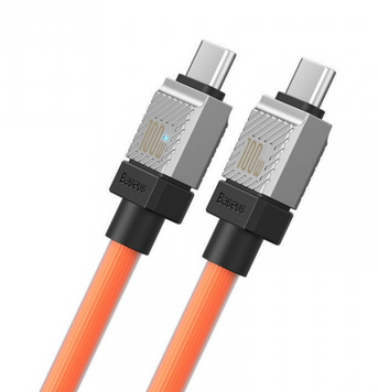 Кабель Type-C/Type-C Baseus CoolPlay 100W 1m Orange 48679 фото