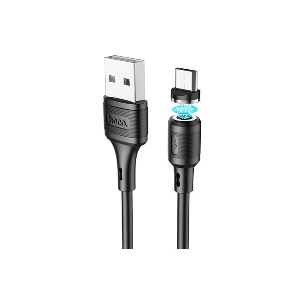 Кабель Micro USB Hoco X52 Sereno magnetic Black 40531 фото