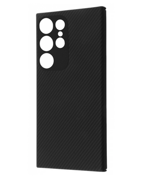Накладка WAVE Premium Carbon Slim для Samsung S23 Ultra Black 47575 фото