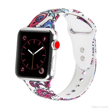 Ремінець Apple Watch силікон 42/44mm. Print 18561 фото