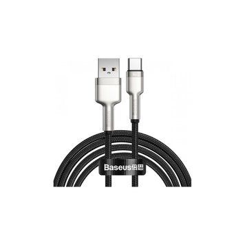 Кабель Type-C Кабель Baseus Cafule Series Metal Data 66W 1m Black 36760 фото
