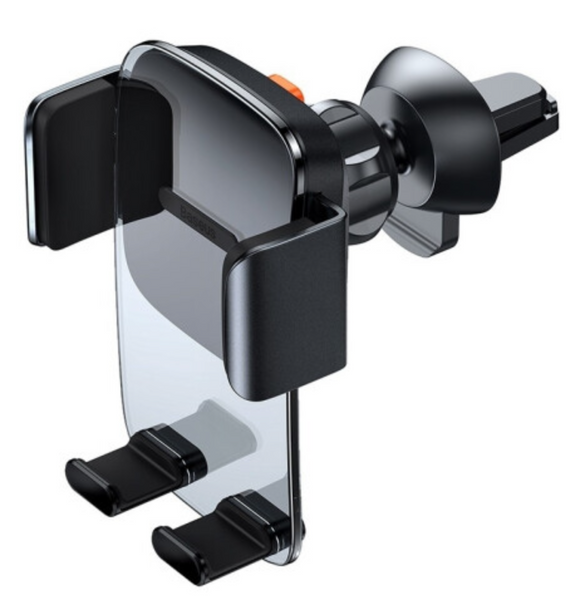 Тримач в авто Baseus Car Holder Air Vent Easy Control Clamp Black 41227 фото