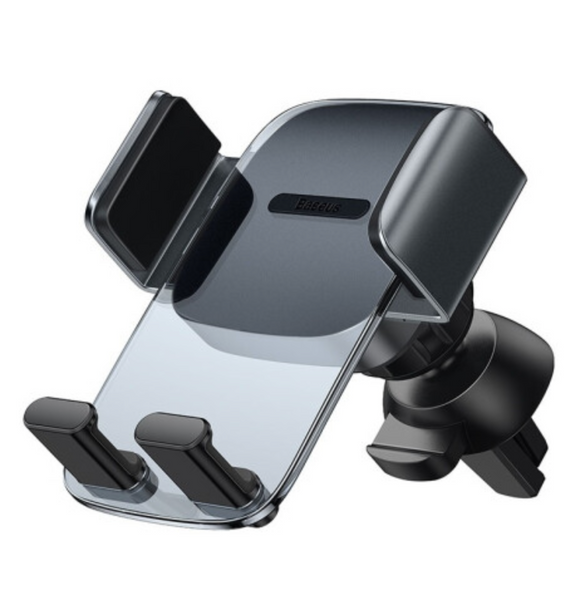 Тримач в авто Baseus Car Holder Air Vent Easy Control Clamp Black 41227 фото