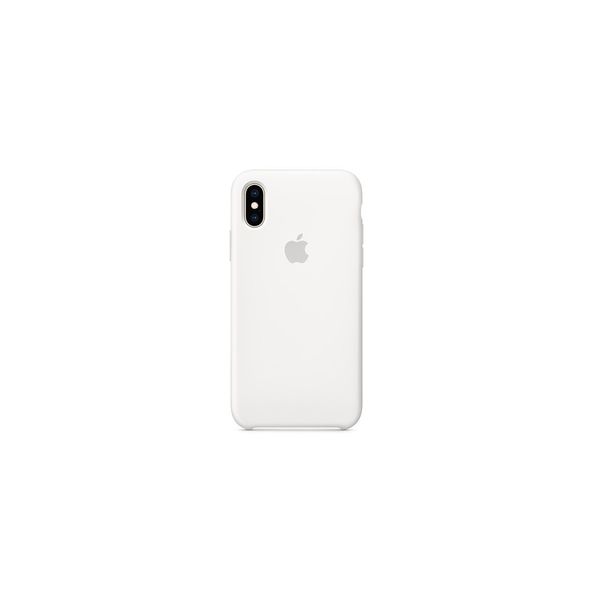 Накладка Silicone Case для iPhone XS Max White 20331 фото